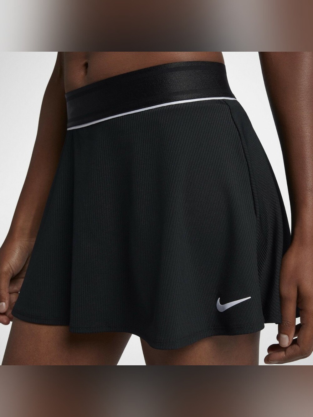 Nike Court Flouncy Tennis Skirt In Black Size S
